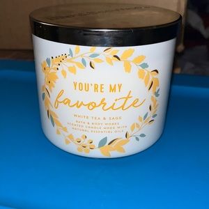 Bath and Body Works White Tea & Sage Candle